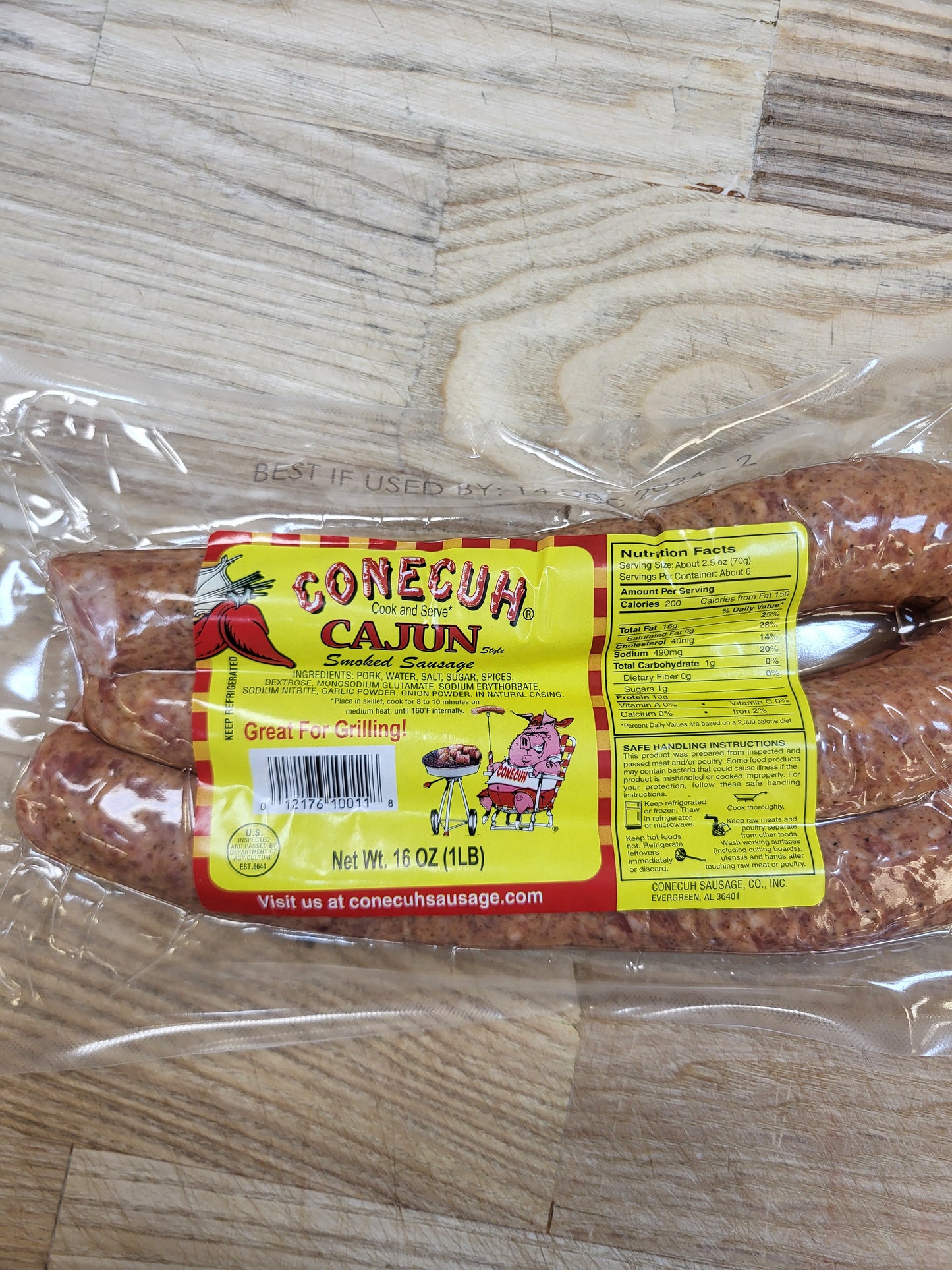 Conecuh Cajun Smoked Sausage