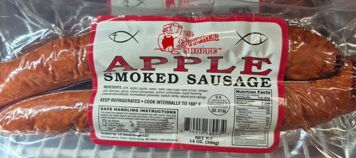 Lil Butcher Apple Smoked Sausage