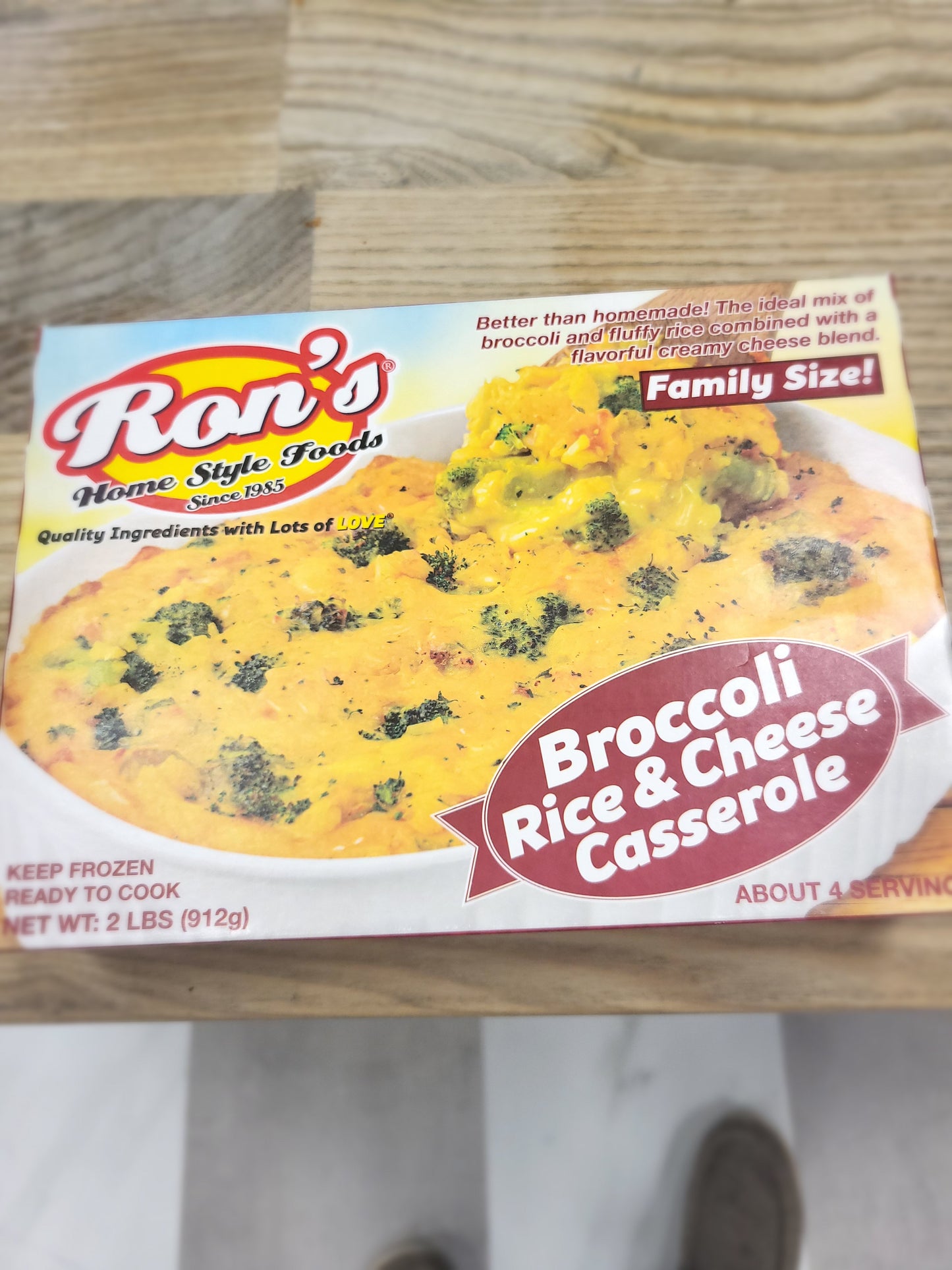 Ron's Home Style Broccoli Rice Casserole