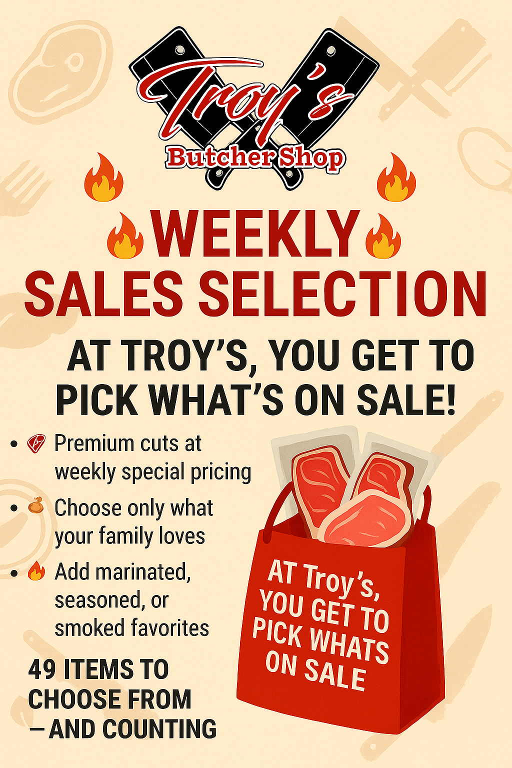 Weekly Sale Selection