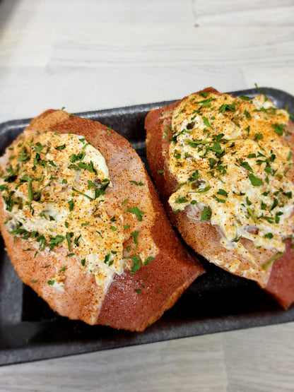 Jalapeno Cream Cheese Party Chops
