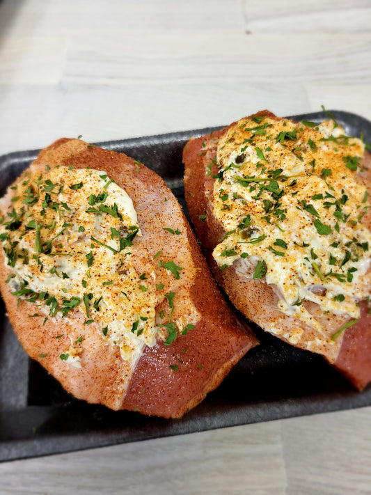 Jalapeno Cream Cheese Party Chops