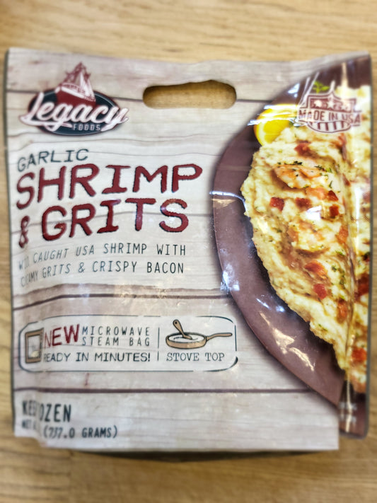 Garlic Shrimp & Gritts