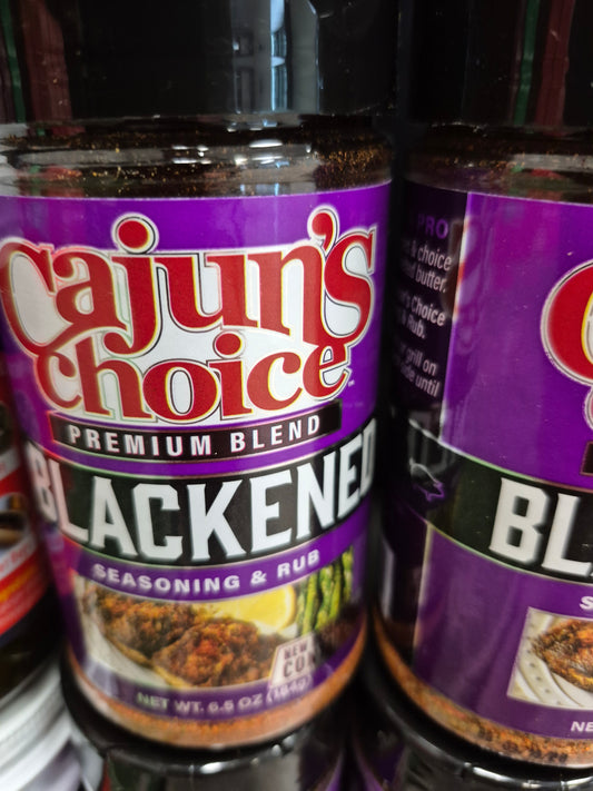 Cajun's Choice Premium Blend Blackened Seasoning & Rub