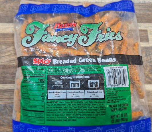 Spicy Breaded Green Beans