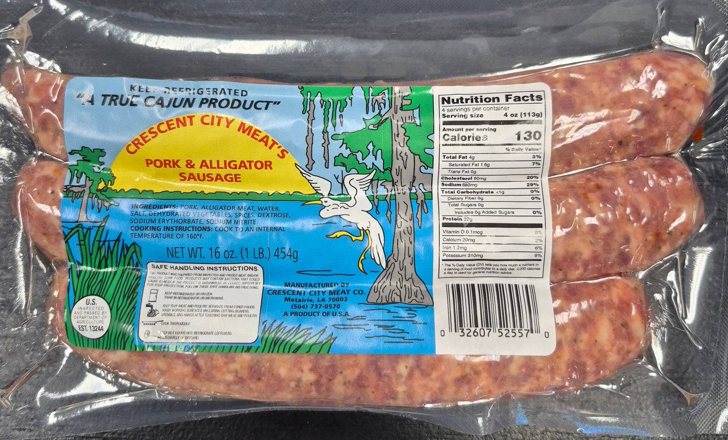 Crescent City Alligator Sausage