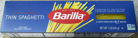 Barilla Thin Spaghetti Noodles