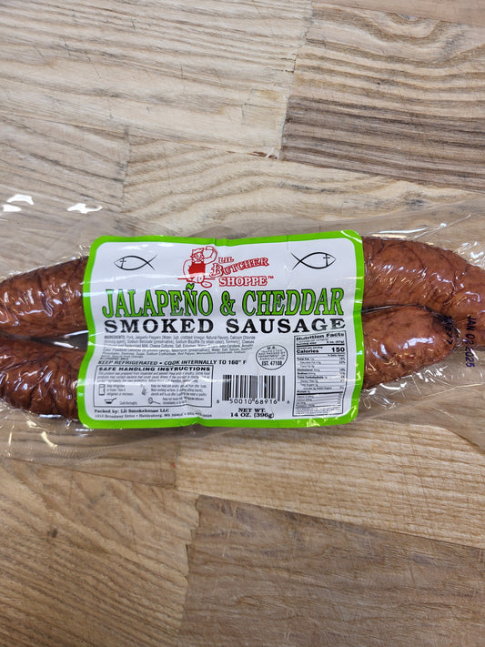 Lil Butcher Jalapeno Cheese Smoked Sausage