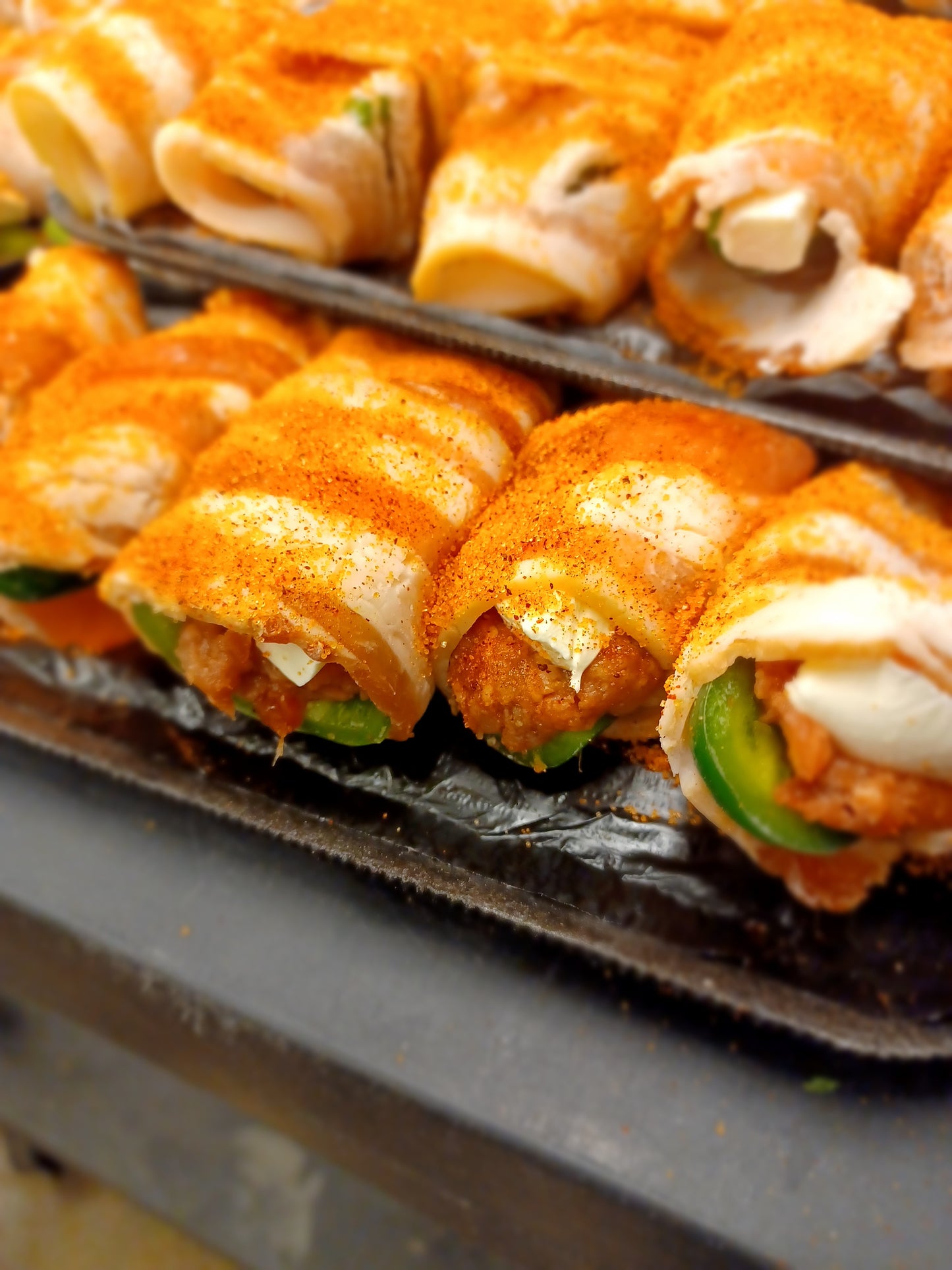 Jalapeno Cream Cheese Steak Bombs [bbs]