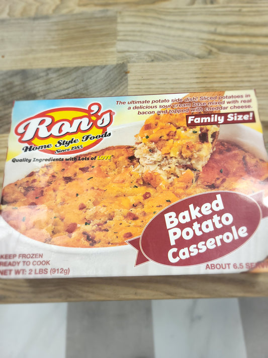 Ron's Home Style Baked Potatoe Pie Casserole