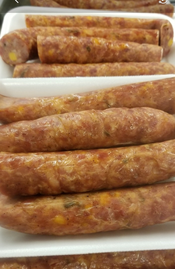 Troy's Smoked Pork Sausage (Mild) [bbs]