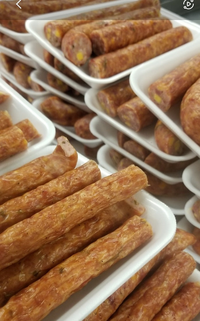 Troy's Smoked Pork Sausage (Mild) [bbs]