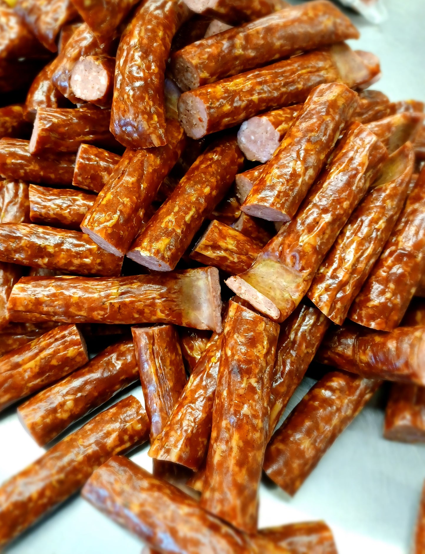 Troy's Smoked Pork Sausage (Mild) [bbs]