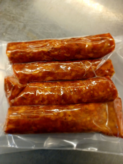 Troy's Smoked Pork Sausage (Mild) [bbs]