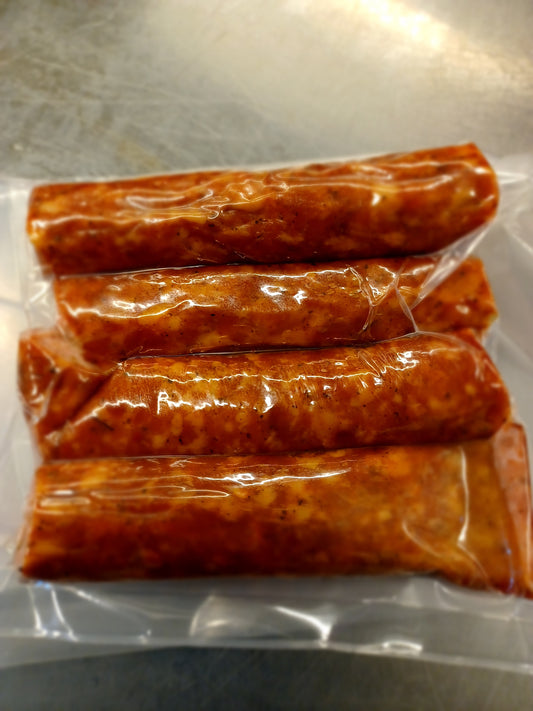 Troy's Smoked Pork Sausage (Mild) [bbs]